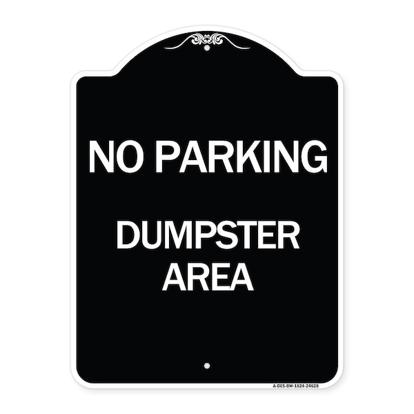 Signmission Keep Driveway Clear No Parking Day or Night Heavy-Gauge Aluminum Sign, 24" x 18", BW-1824-24628 A-DES-BW-1824-24628 - main